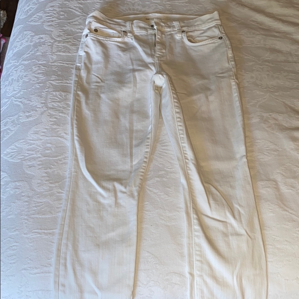 White jeans